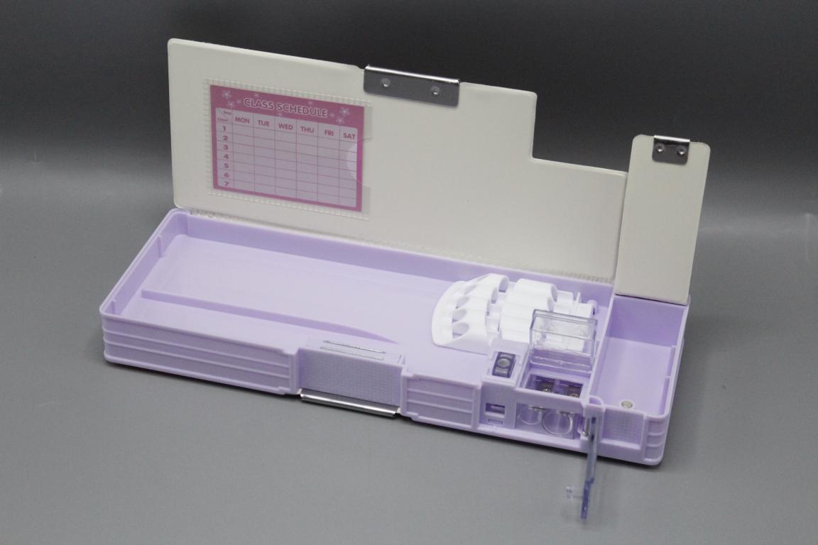 Unicorn Double Sided Magnetic Stationery Case Purple (35281-B)