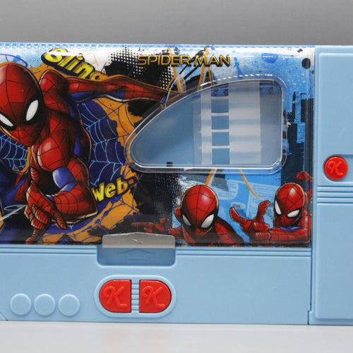 Load image into Gallery viewer, Spider Man Magnetic Double Sided Stationery / Pencil Box With 6 Buttons (KJ848-SM)
