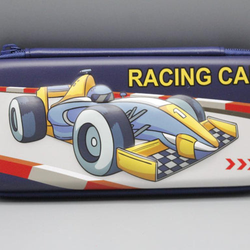 Load image into Gallery viewer, Racing Car EVA / PU Pencil Case / Stationery Organizer Dark Blue (38138-C)
