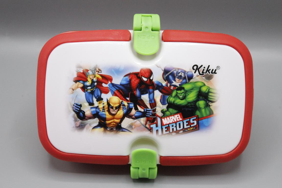Avengers Two Level Lunch Box With Spoon & Fork (KC5599)