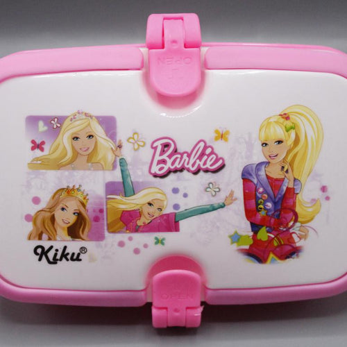 Load image into Gallery viewer, Barbie Two Level Lunch Box With Spoon &amp; Fork (KC5599)
