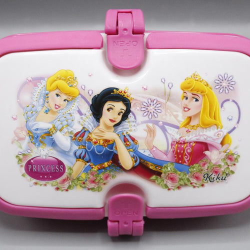 Load image into Gallery viewer, Princess Two Level Lunch Box With Spoon &amp; Fork (KC5599)
