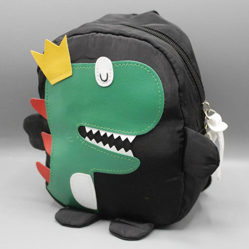 Cute Dinosaur Small Backpack Snack Bag Black KC5548 Kids Care