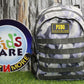 PUBG Camouflage Bag / Backpack With Three Extra Velcro Patches (APS-60855A)