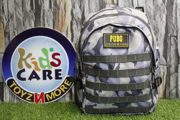 PUBG Camouflage Bag / Backpack With Three Extra Velcro Patches (APS-60855A)