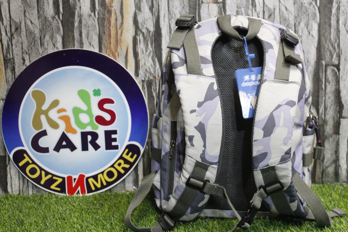 PUBG Camouflage Bag / Backpack With Three Extra Velcro Patches (APS-60855A)