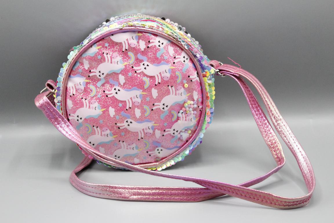 Unicorn Sequence Cross Body Purse (KC5495G)
