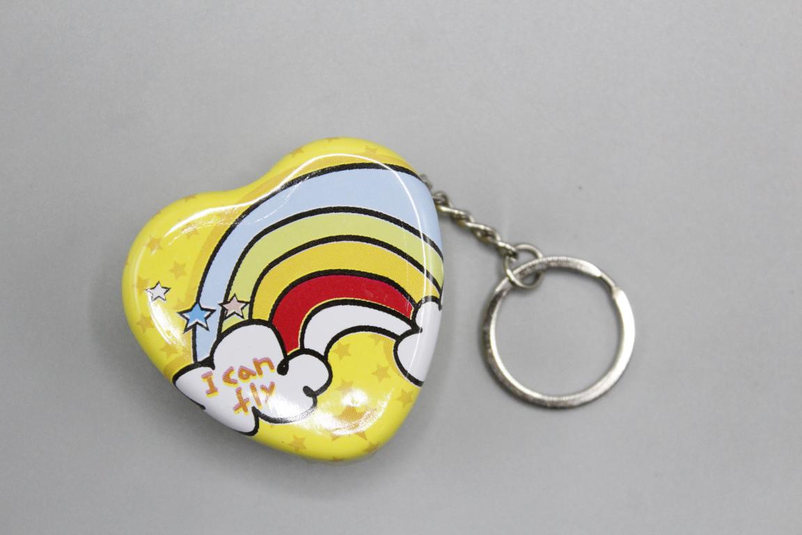 I Can Fly Tin Case Keychain / Bag Hanging Yellow (KC5611)