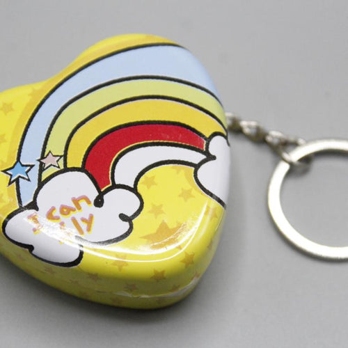 Load image into Gallery viewer, I Can Fly Tin Case Keychain / Bag Hanging Yellow (KC5611)
