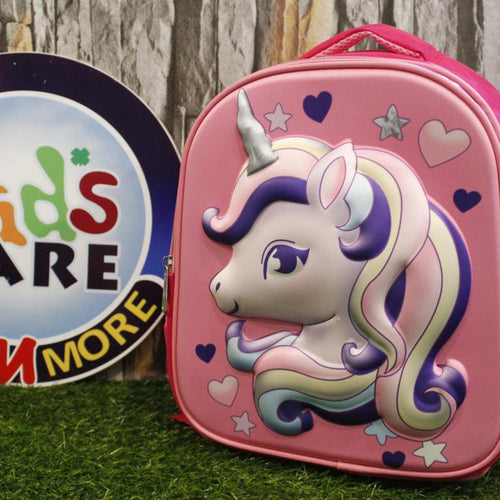 Load image into Gallery viewer, Unicorn Pink School Bag For KG-1 &amp; KG-2 (13020)

