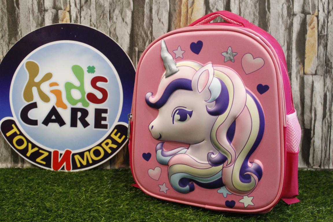 Unicorn Pink School Bag For KG-1 & KG-2 (13020)