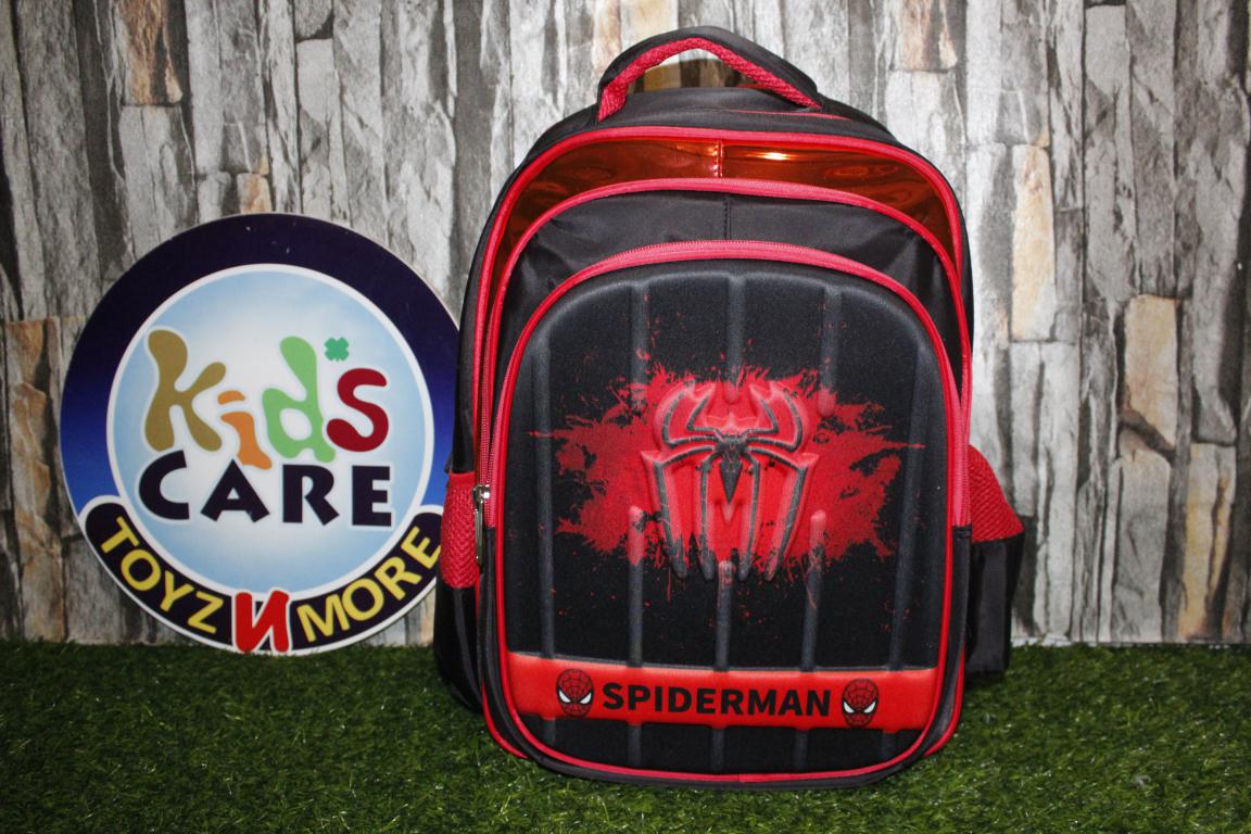 Spider Man School Bag For Grade-1 And Grade-2 For Boys (16030)