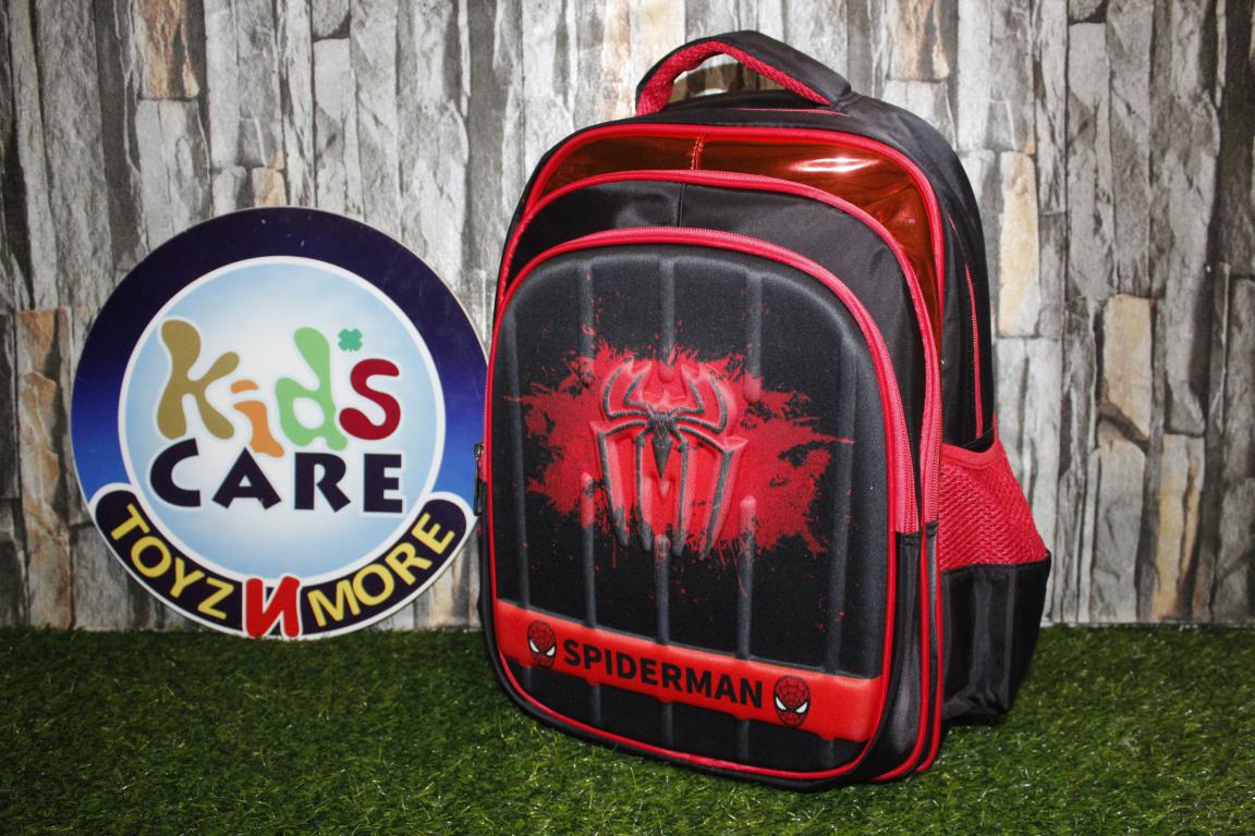 Spider Man School Bag For Grade-1 And Grade-2 For Boys (16030)