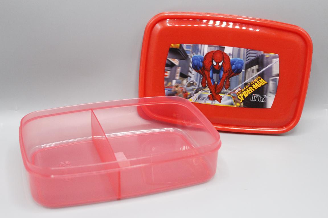 Spider Man Unbreakable Lunch / Sandwich Box With Partition (2020)