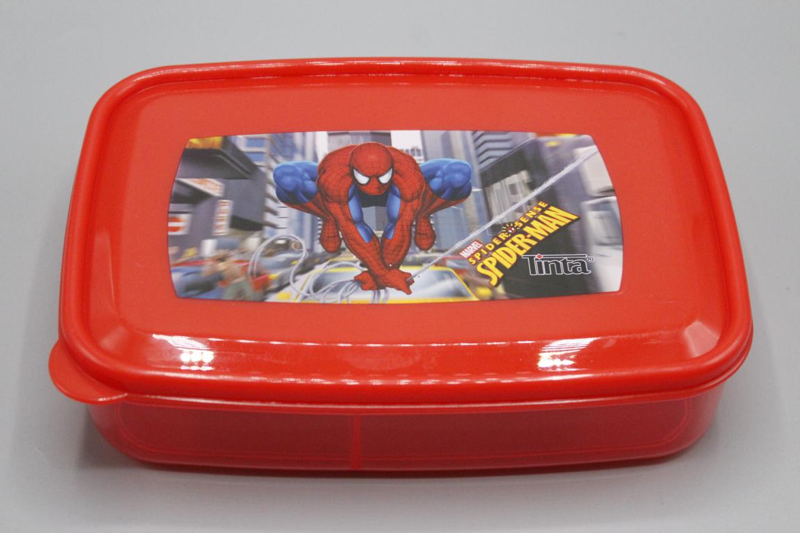 Spider Man Unbreakable Lunch / Sandwich Box With Partition (2020)