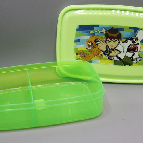 Load image into Gallery viewer, Ben 10 Unbreakable Lunch / Sandwich Box With Partition (2020)

