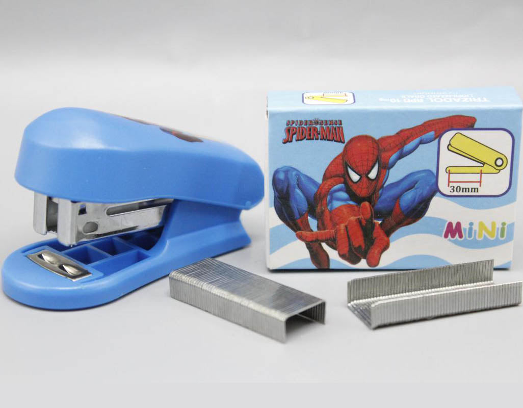 Spider Man Mini Stapler Set Blue (EQS-028)