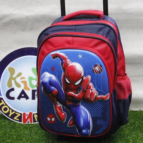 Load image into Gallery viewer, Spider Man School Bag With Trolley For Grade-1 &amp; 2 (16030)
