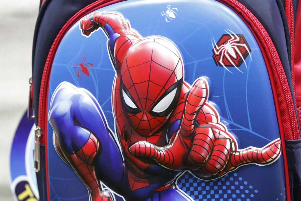 Spider Man School Bag With Trolley For Grade-3 to Grade-6 (18030)