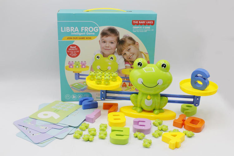 Libra Frog Intelligent Math Balance Game for Toddlers with Counting Nu ...