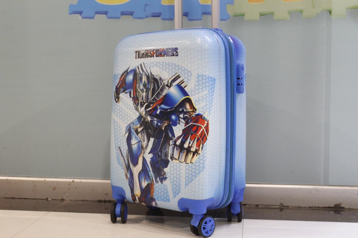 Transformers  4 Wheels Children Kids Luggage Travel Bag / Suitcase 20 Inches For Boys