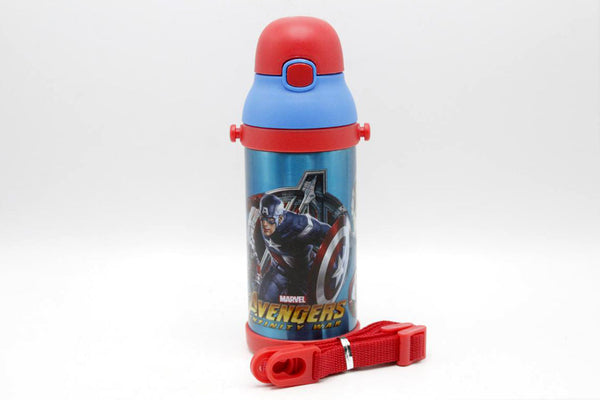 Avengers Blue Thermal Metallic Water Bottle (MT-350)