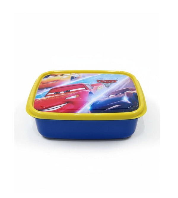 McQueen Car Three Portion Bento Lunch Box for Kids – Plastic, 7.5 x 5.5 Inches (2015)