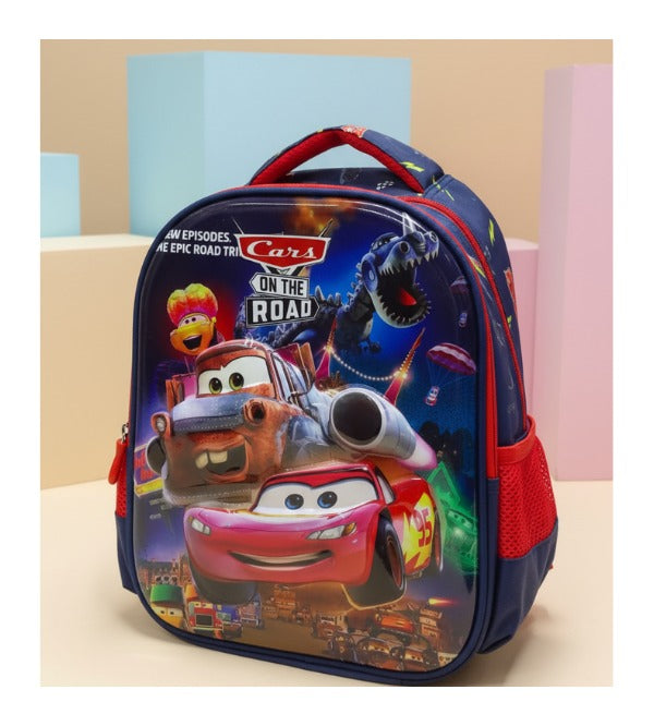 McQueen 3D Kids School Bag – Premium Quality Backpack for KG 1 & KG 2 (2328)