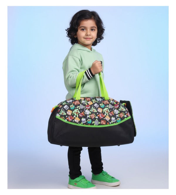 Minecraft Design Duffel Bag for Kids – Durable, Spacious & Stylish Travel Handbag
