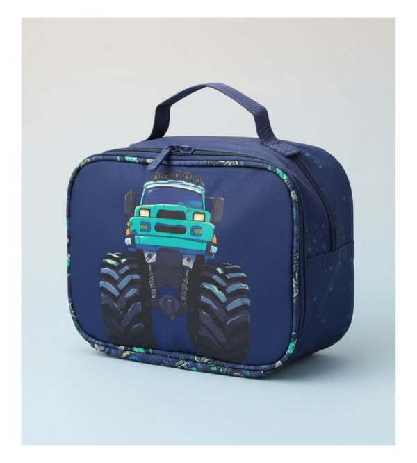 Monster Truck Design Insulated Lunch Bag – Handbag Style | 9x7 Inches