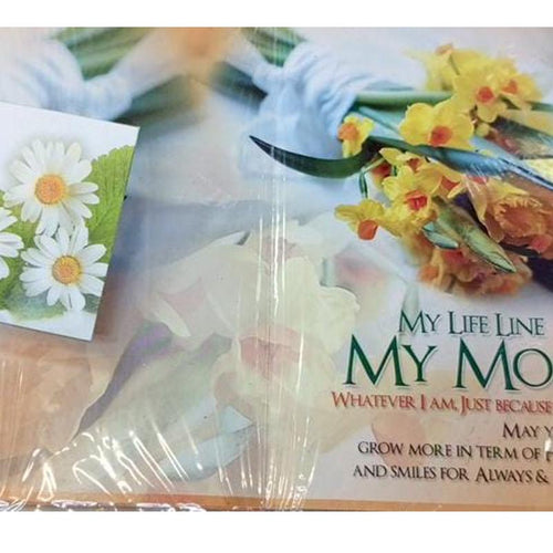 Load image into Gallery viewer, Pop Up Three Fold Greeting Card - My Life Line My MOM
