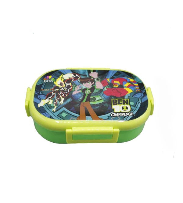 Ben 10 Lunch Box With Two Portions, Spoon & Fork (KC5271)