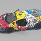 Printed Multicolor Matte Finished Alloy Pull Back Model Toy Car (3621E)