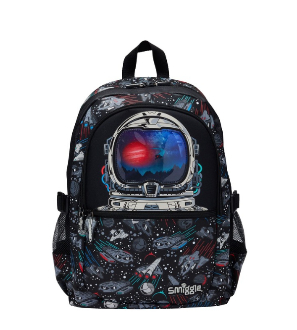 Smiggle Astronaut Space World Kids School Bag & Travel Backpack – 16 Inches