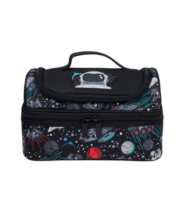 Smiggle Brand Astronaut Space World Two Compartment Insulated Lunch Bag