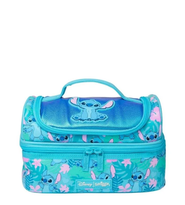 Smiggle Brand Stitch Two Compartment Insulated Lunch Bag (110576)