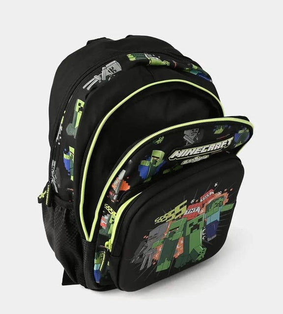 Smiggle Minecraft Kids Backpack – 14 Inch School & Travel Bag with Wat ...