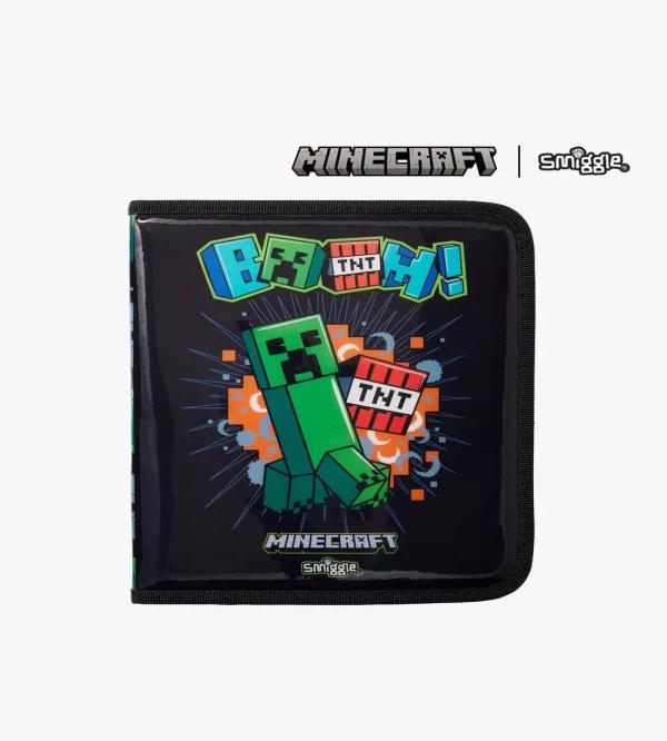 Smiggle Minecraft Zip It Pencil Case – Complete Stationery Set for Kids (581180)