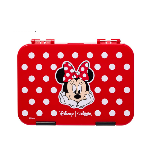 Smiggle Minnie Mouse Medium Bento Lunch Box for Kids – BPA-Free, Durable & Eco-Friendly (398642)