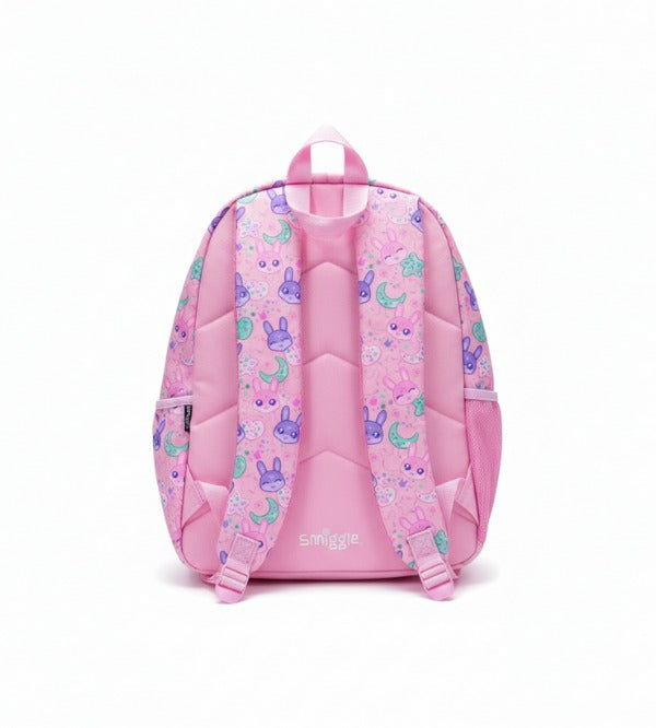 Smiggle Pink Rabbit Character Backpack – 17 Inch Kids School Bag – Kids ...