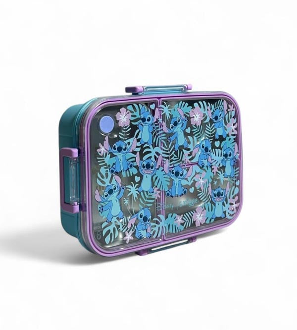 Smiggle Stitch 3 Portion Stainless Steel Lunch Box – Leak Proof, 750ml (SM262198)