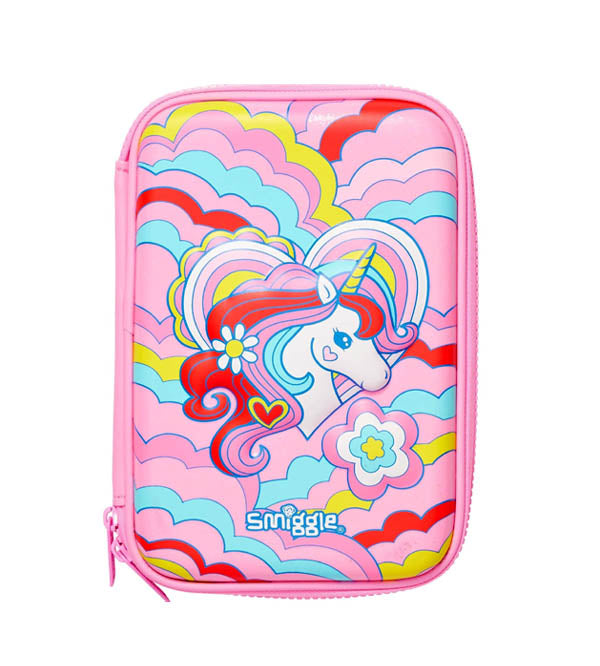 Smiggle Unicorn 3D Stationery Pouch / Organizer | Pink (374819)