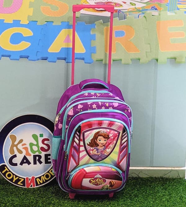 Sofia The First Themed School Trolley Bag for Grade 3 to Grade 6 (T18125)