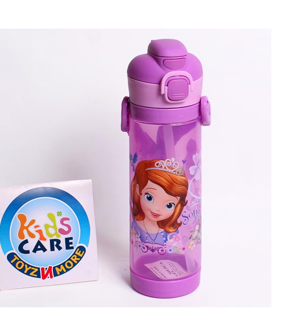 Sofia The First Themed Dual Option BPA Free 450 ml School Water Bottle (NPC-450)