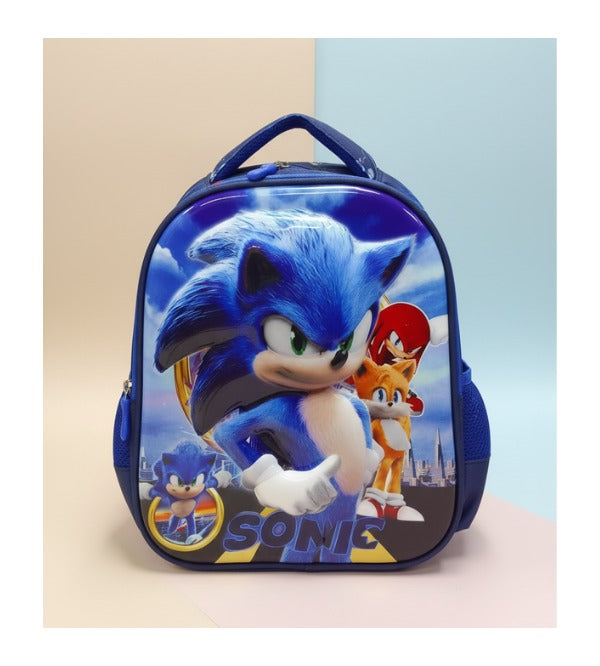 Sonic The Hedgehog 3D Kids School Bag – Premium Quality Backpack for KG 1 & KG 2 (2328)