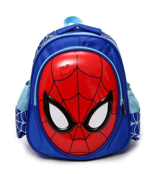 Spider-Man School Bag & Kids Travel Backpack – Blue & Black | Playgroup to Kindergarten (0095C)