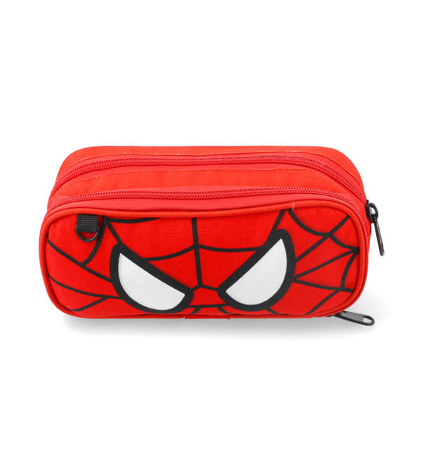 Bembel Brand Spider Man Themed Two Zipper Stationery Pouch