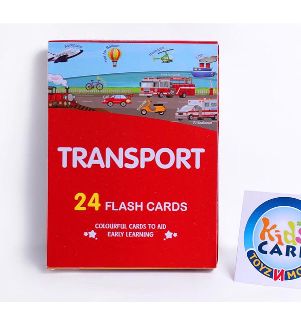 Transport Flash Cards | 24 Double Sided Cards (3525)