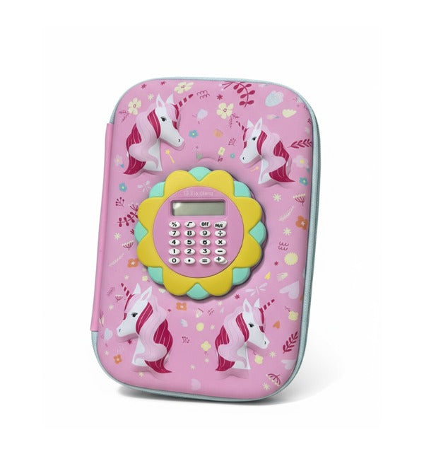 Unicorn 3D Stationery Organizer with Detachable Calculator (KC5922)