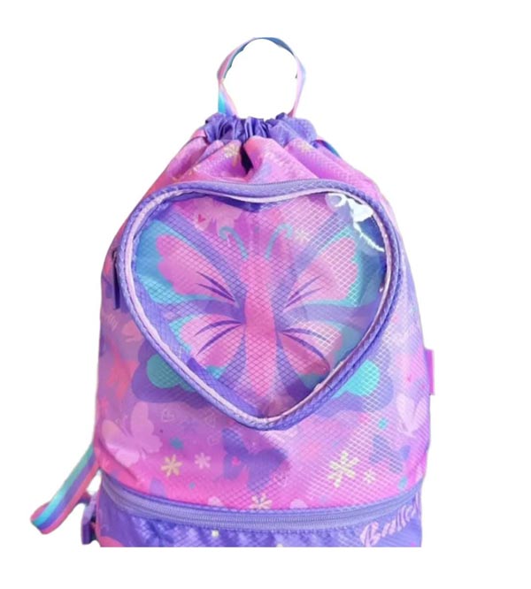 Vest Brand Adorable Butterfly Themed Waterproof Drawstring Backpack – 16x12 Inches (U2102)